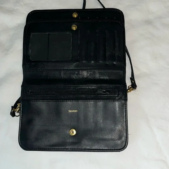Buxton Black Crossbody Bag with Minimalist Design - Picture 3 of 5